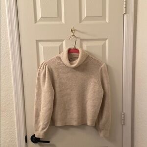 Cozy Beige Turtleneck Sweater